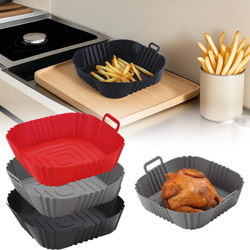 Silicone Mold Tray - Herbruikbare Airfryer Pan Liner Accessoires Siliconen