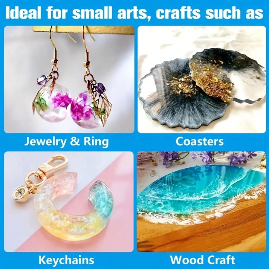 Kristalheldere epoxyhars 1:1 k - Resin Jewelry Kit recensie en prijs