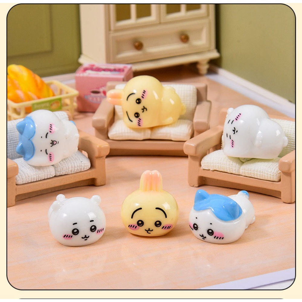 9PCS Kawaii Chiikawas-serie ha - Resin Craft Kit recensie en prijs