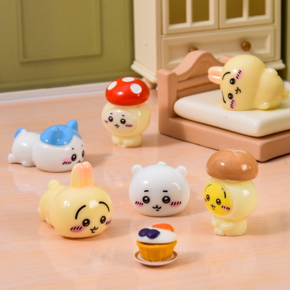 9PCS Kawaii Chiikawas-serie ha - Resin Craft Kit recensie en prijs