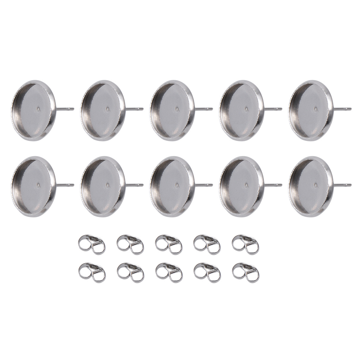 80 stuks roestvrijstalen oorbe - Bezels Set Pendant recensie en prijs