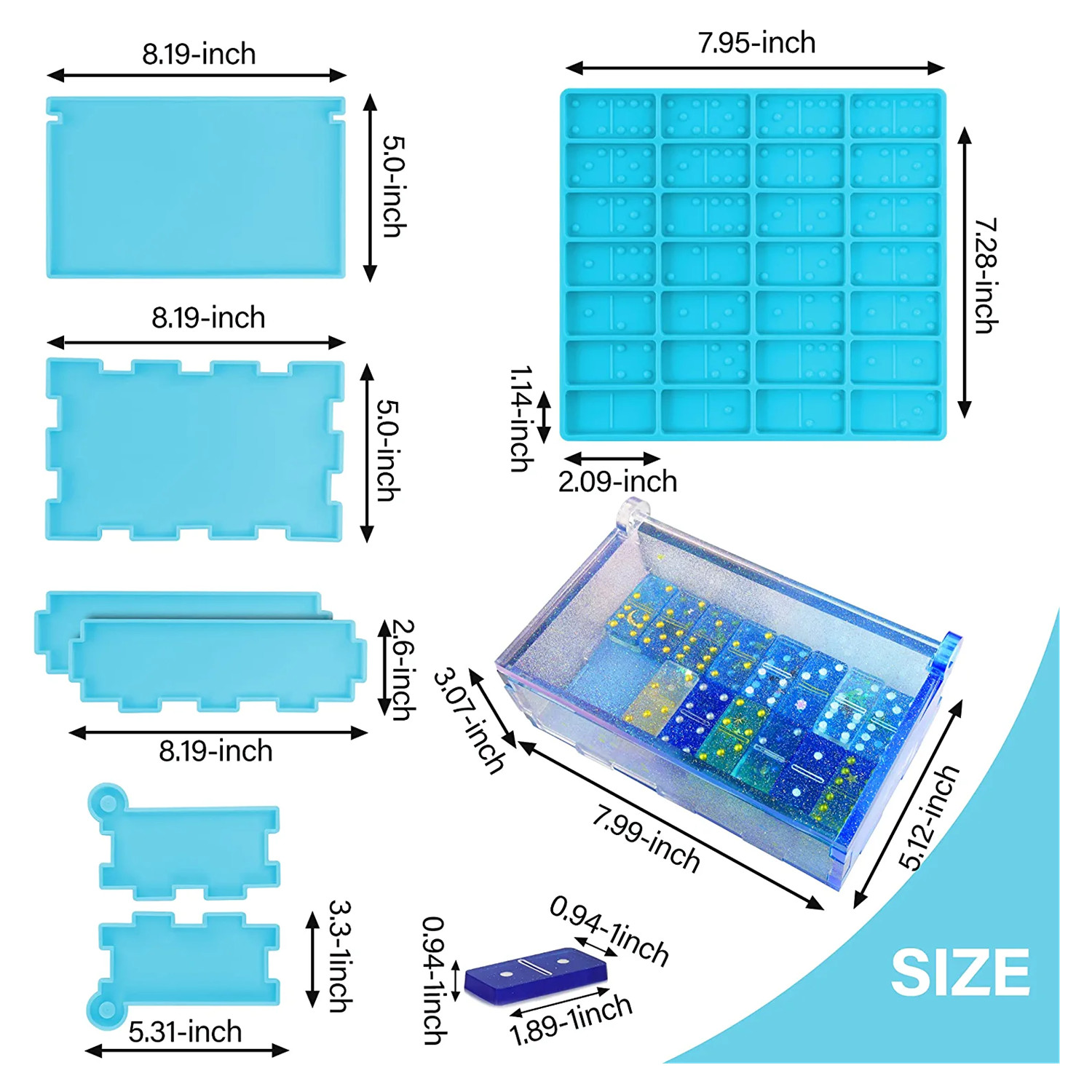 Domino Mallen Siliconen Epoxyh - Serving Tray Mold recensie en prijs